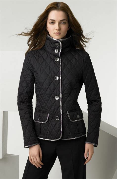 burberry london quilted zip jacket|burberry quilted jacket nordstrom rack.